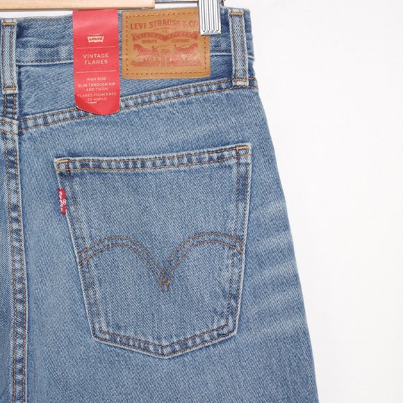 Levi's Blue Flare & Wide Leg Jeans - Picture 4 of 4